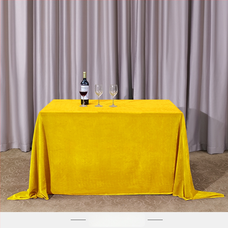 Staltiesė stalui iš veliūro, stačiakampė, konferencijoms ir biuro parodoms, viešbučio stilius