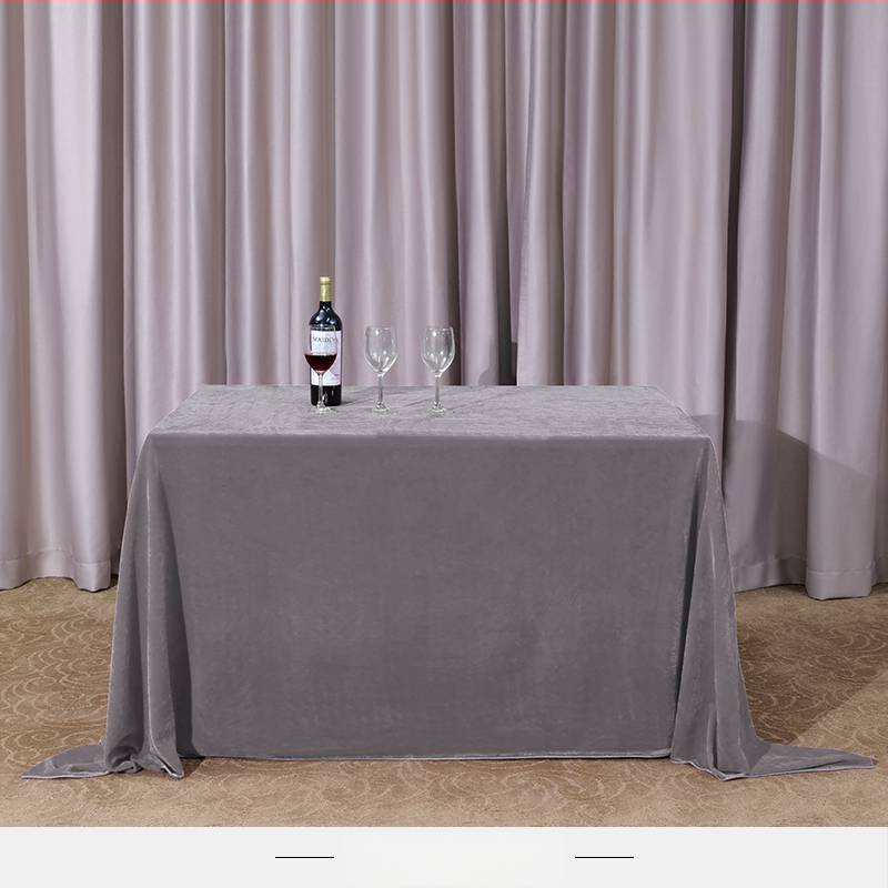 Staltiesė stalui iš veliūro, stačiakampė, konferencijoms ir biuro parodoms, viešbučio stilius