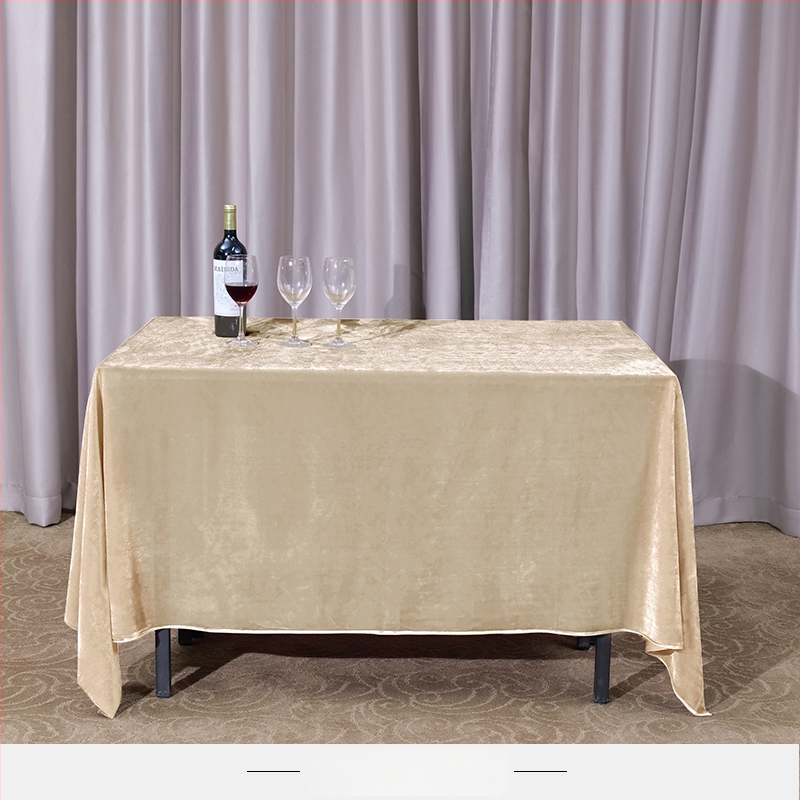 Staltiesė stalui iš veliūro, stačiakampė, konferencijoms ir biuro parodoms, viešbučio stilius
