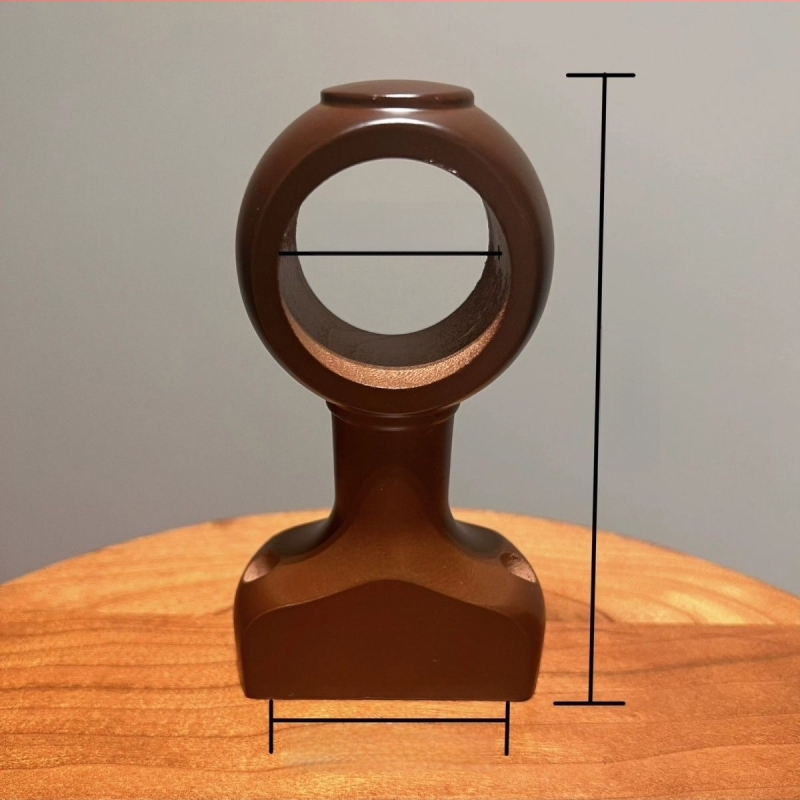 Užuolaidų lazdos laikiklis, sieninis, viengubas laikiklis – Medžiaga: kietas medis; Prekės ženklas: Unique; Stilius: Kitas