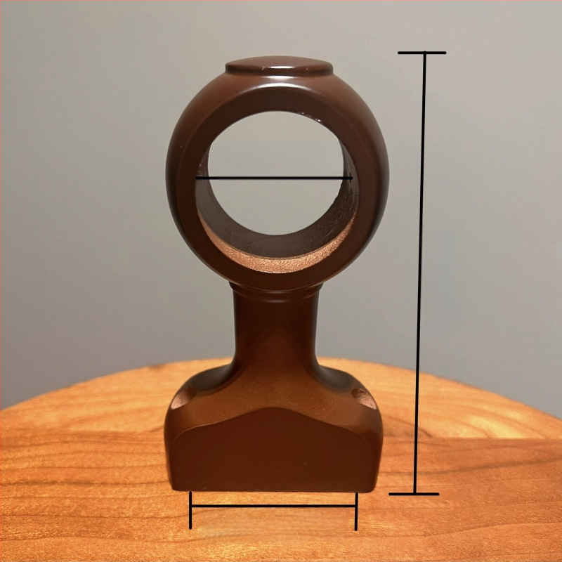 Užuolaidų lazdos laikiklis, sieninis, viengubas laikiklis – Medžiaga: kietas medis; Prekės ženklas: Unique; Stilius: Kitas