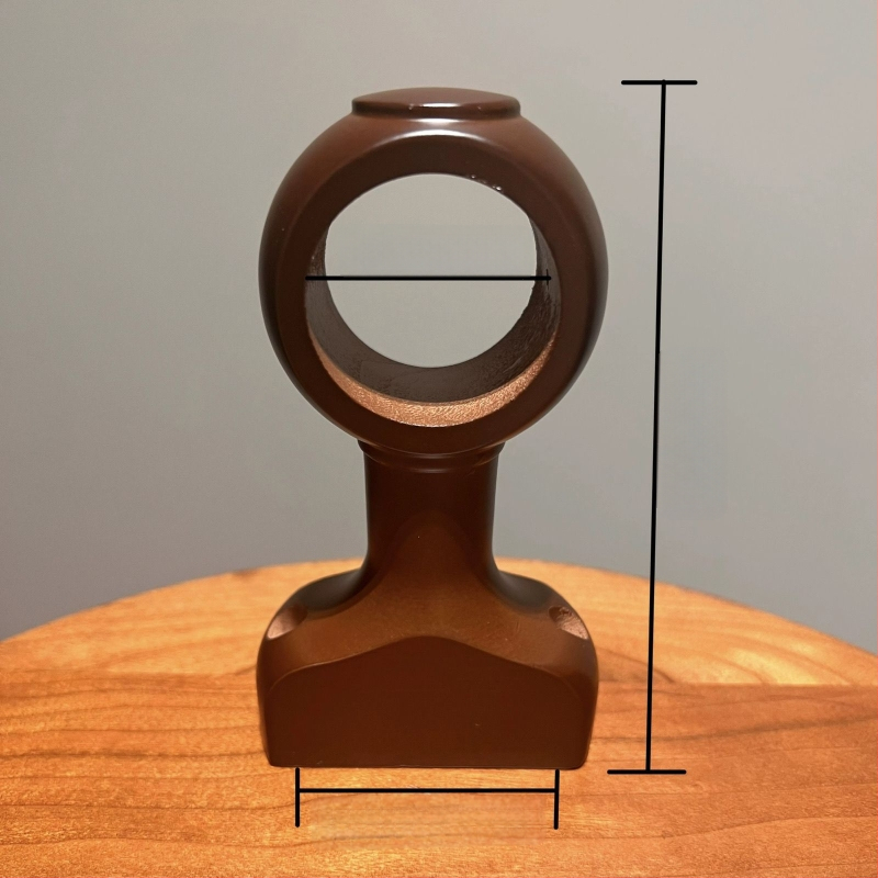 Užuolaidų lazdos laikiklis, sieninis, viengubas laikiklis – Medžiaga: kietas medis; Prekės ženklas: Unique; Stilius: Kitas