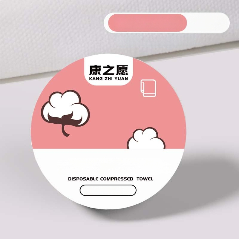Vienkartinis kompresinis dušo rankšluostis iš augalinių pluoštų, 50 g ir daugiau, atskirai įpakuotas, nešiojamas veido rankšluostis kelionėms