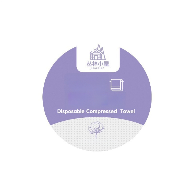 Vienkartinis kompresinis dušo rankšluostis iš augalinių pluoštų, 50 g ir daugiau, atskirai įpakuotas, nešiojamas veido rankšluostis kelionėms