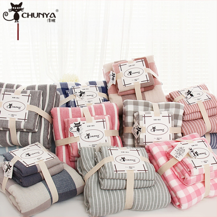 Jaapani stiilis puuvillaste rätikute komplekt karbis (3 tk), Jacquard kudumine, 550 GSM, logoga kohandamine