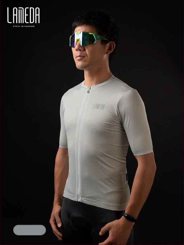 Lampada Vyrų dviratininkų džersas - nailonas, drėgmės šalinimas, vasara, kelių dviračių sportas