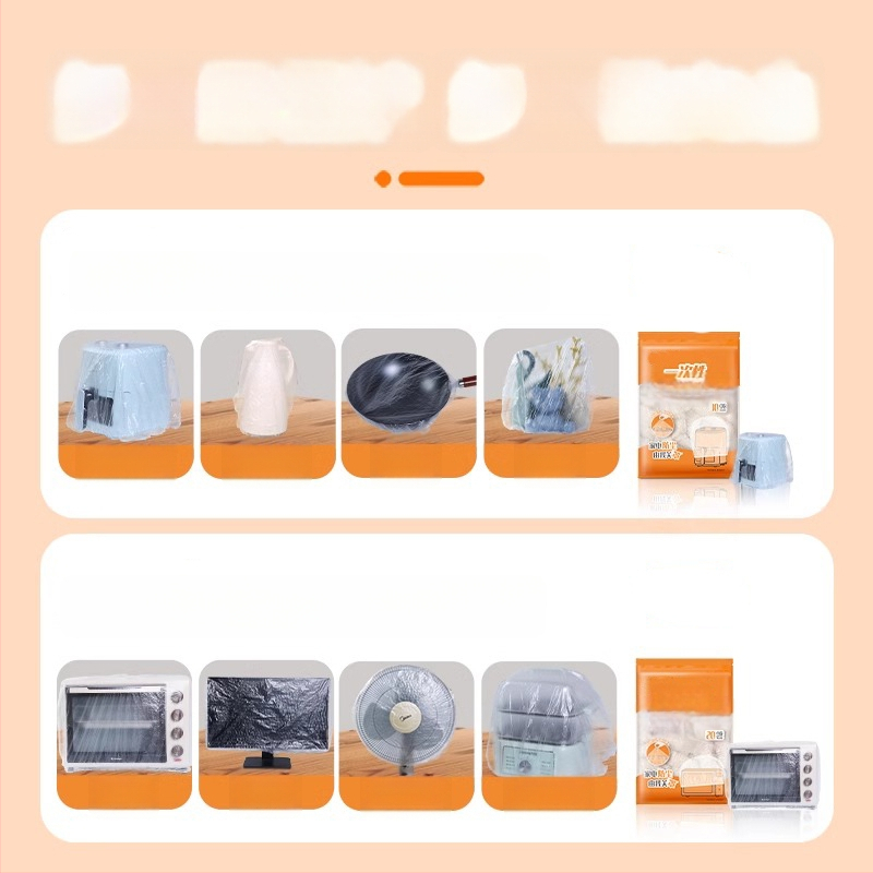 Vienreizējais putekļu aizsargs mājas ierīcēm, caurspīdīgs plastmasas vāciņš, piemērots rīsu vārājamai iekārtai, katlam un mikroviļņu krāsnij