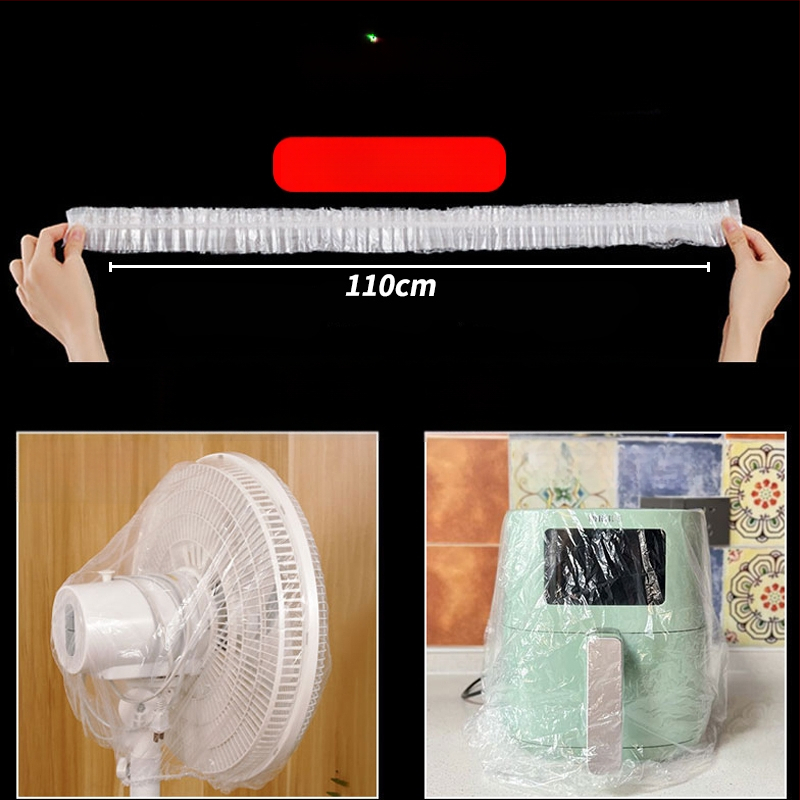 Vienreizējais putekļu aizsargs mājas ierīcēm, caurspīdīgs plastmasas vāciņš, piemērots rīsu vārājamai iekārtai, katlam un mikroviļņu krāsnij