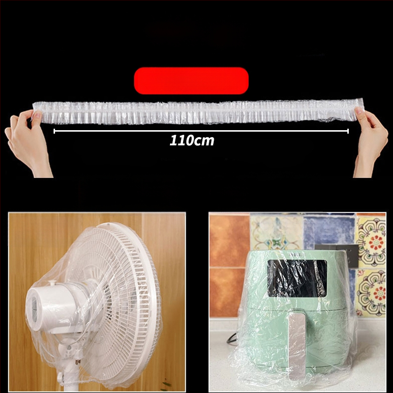 Vienreizējais putekļu aizsargs mājas ierīcēm, caurspīdīgs plastmasas vāciņš, piemērots rīsu vārājamai iekārtai, katlam un mikroviļņu krāsnij