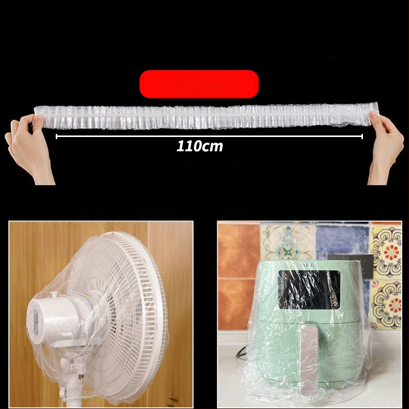 Vienreizējais putekļu aizsargs mājas ierīcēm, caurspīdīgs plastmasas vāciņš, piemērots rīsu vārājamai iekārtai, katlam un mikroviļņu krāsnij