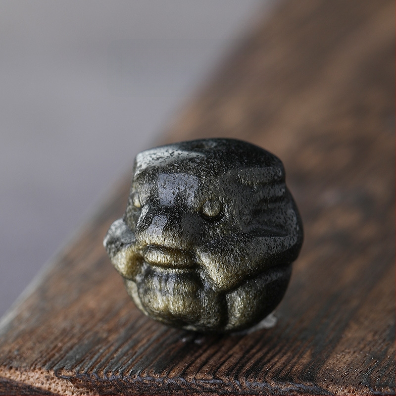 Zodiakide obsidiaanist käevõru helmestega DIY – vabad helmed, käsitöö, kõrgekvaliteediline vanaaegne stiil