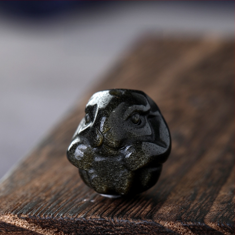 Zodiakide obsidiaanist käevõru helmestega DIY – vabad helmed, käsitöö, kõrgekvaliteediline vanaaegne stiil