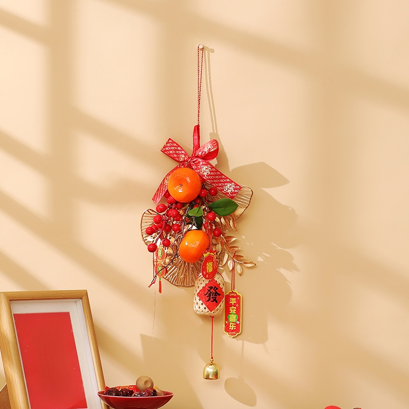 Ukselinke käepideme jaoks mõeldud langev dekoratsioon, millel on Fu sümbol ja Madude aasta, Kevadfestivalile; PP kotis pakendatud; materjal: Muu; bränd: Happy xiaoer