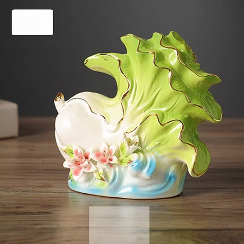 Kapsa kujutisega keraamiline dekoratsioon - lihtne, kaasaegne keraamika kodu dekooride jaoks ja kontori lauale - ideaalne sünnipäevakingituseks ja ärikingitusteks