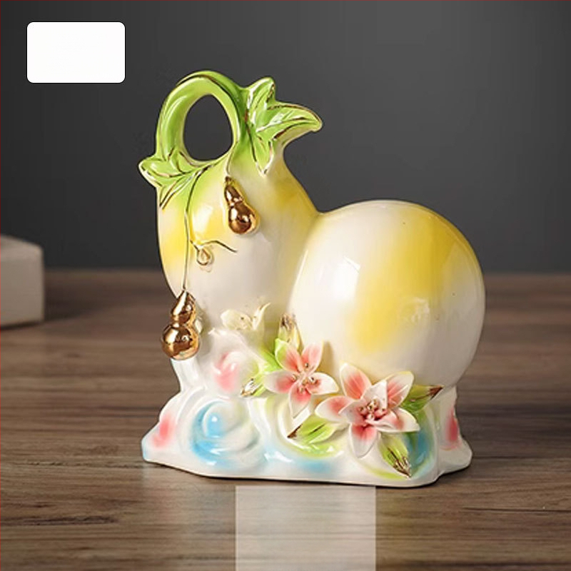 Kapsa kujutisega keraamiline dekoratsioon - lihtne, kaasaegne keraamika kodu dekooride jaoks ja kontori lauale - ideaalne sünnipäevakingituseks ja ärikingitusteks