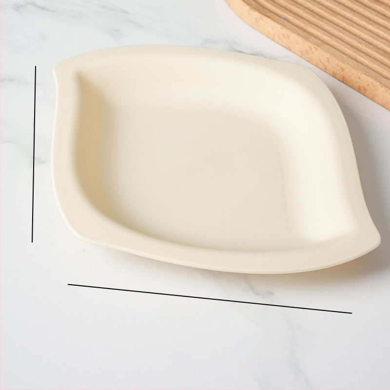 Mango kujuline suupiste taldrik, karikatuuri stiilis, kukkumiskindel, paks plastik