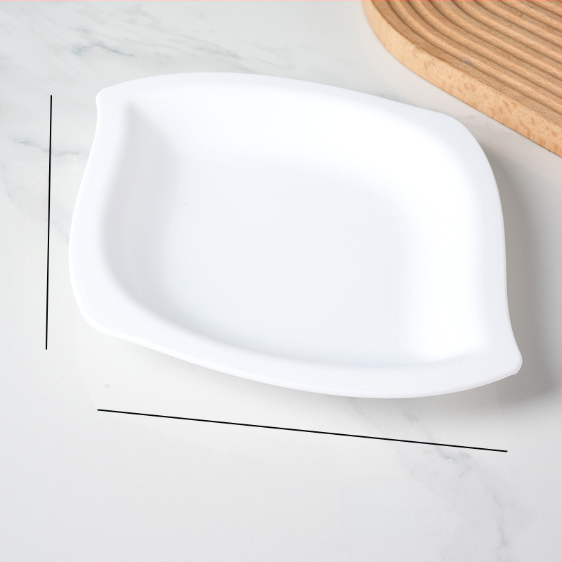 Mango kujuline suupiste taldrik, karikatuuri stiilis, kukkumiskindel, paks plastik