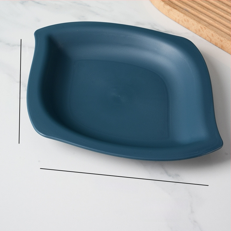 Mango kujuline suupiste taldrik, karikatuuri stiilis, kukkumiskindel, paks plastik