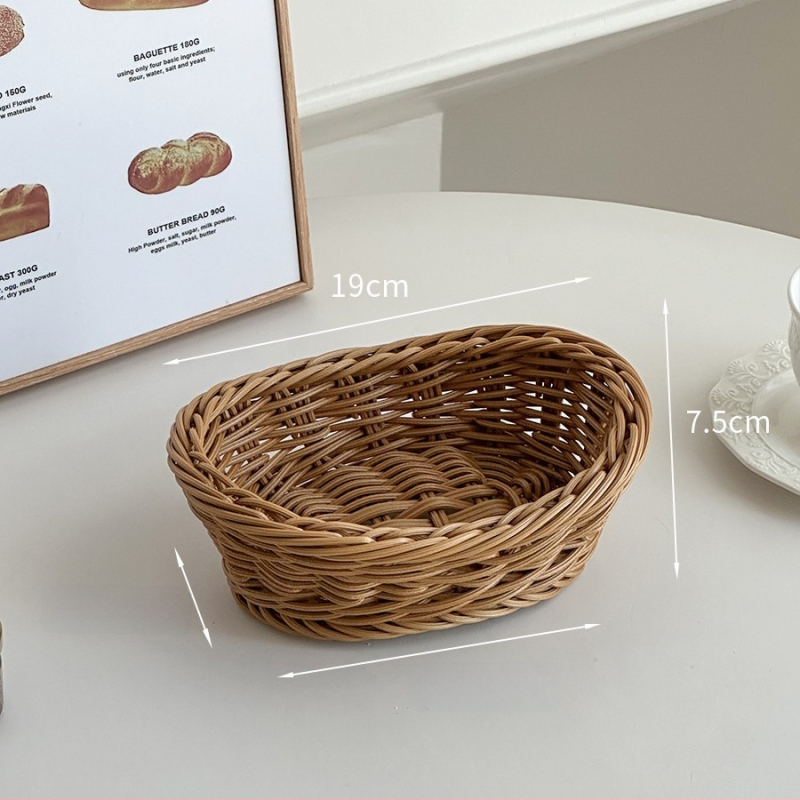 Fotorekvizīte fotografēšanai – korejas stilā imitē rotangas, plastmasas konstrukcija – dekoratīvs izstādīšanas groziņš