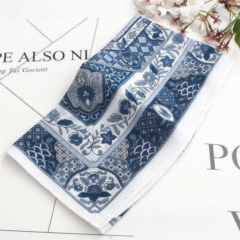 Sieviešu kabatas lakatiņš Japāņu stilā ar apdruku - Zīmols: Nian Tong - Materiāls: Cits