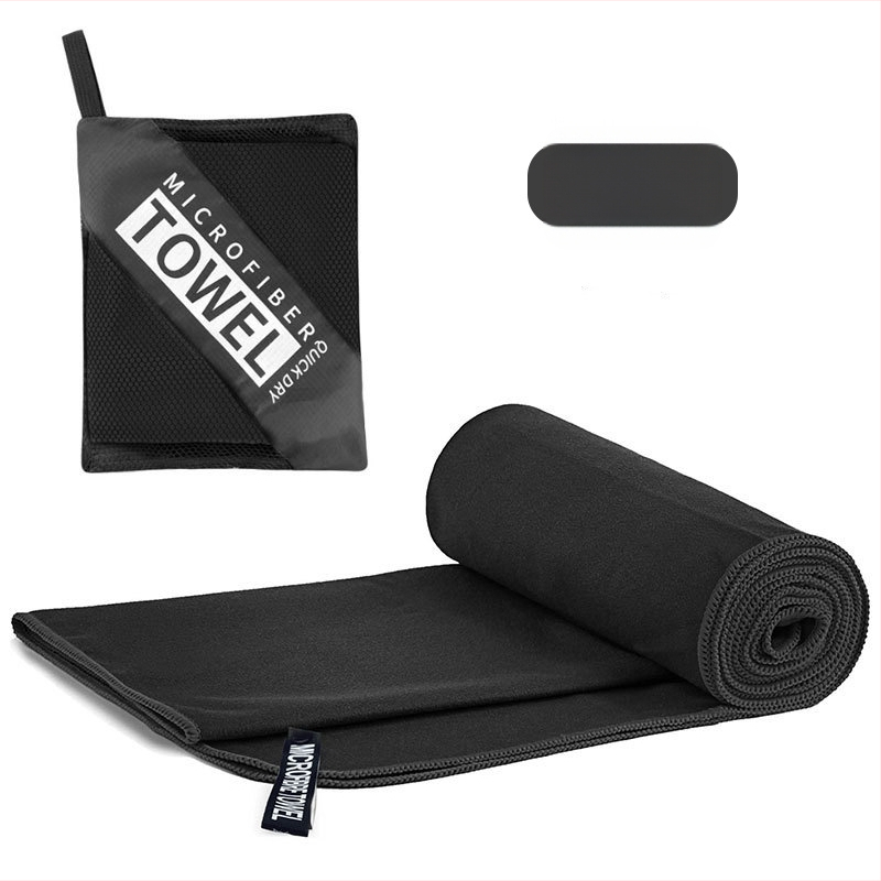 Sporta dvieļis ar divpusēju velūra mikrošķiedru, ātri žūst – 200 g; Logotipa druka pieejama; Materiāls: 80% poliesters + 20% poliamīds