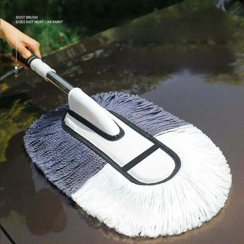 Auto puhastusharja pehmete harjastega – kriimustamata; nano-harjad + insenerplast + roostevaba teras