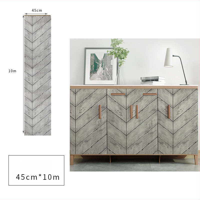 PVC koka graudu faktūras pašlīmējamā tapete sienām un mēbeļu renovācijai, ūdensizturīga sienas pārklājums