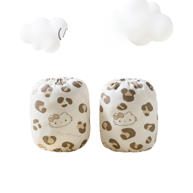 Bērnu 100% kokvilnas piedurknes ar karikatūras rakstu, košļājamās, pret netīrumiem, universālas, zīmols Blue Dad, vecuma grupai 0–8 gadi (0–1, 1–3, 3–8)