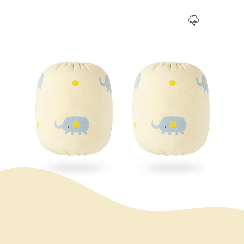 Zīdaiņu roku aizsargi no 100% kokvilnas — pret netīrumiem, reljēts karikatūru raksts, universāls, vecums 0–8 gadi