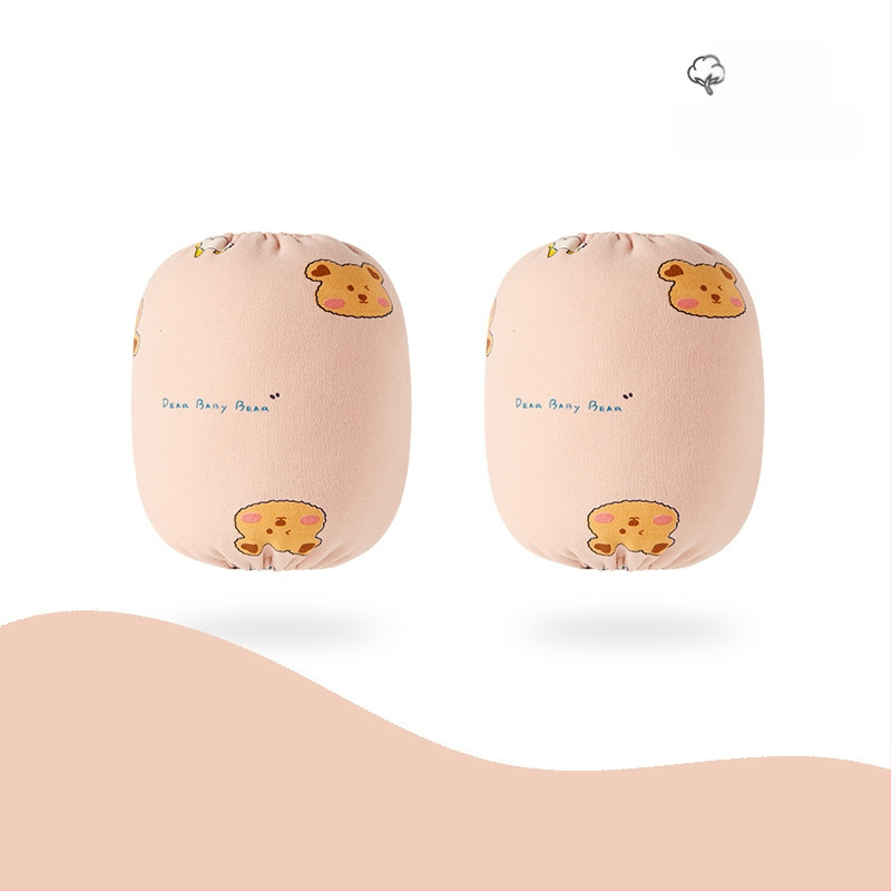 Zīdaiņu roku aizsargi no 100% kokvilnas — pret netīrumiem, reljēts karikatūru raksts, universāls, vecums 0–8 gadi