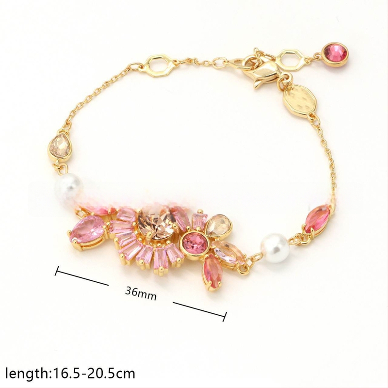 Safiiride ja pärlitega käevõru retro Barokse palee stiilis, geomeetriline kujundus, sulam, elektroplaadimine, naistele.