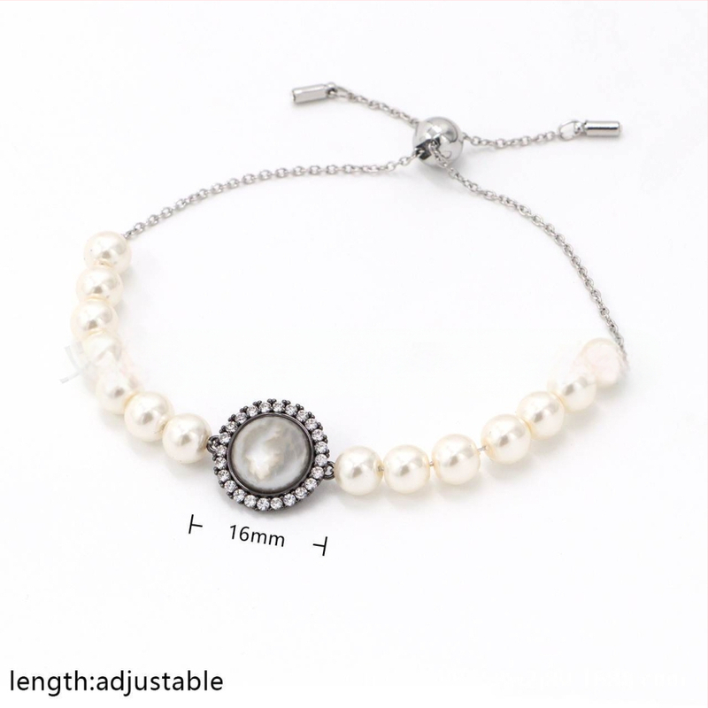 Safiiride ja pärlitega käevõru retro Barokse palee stiilis, geomeetriline kujundus, sulam, elektroplaadimine, naistele.