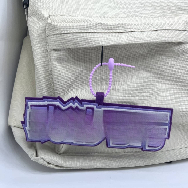 Κρεμαστό για σακίδιο και μπρελόκ – φαν του Ma Jiaqi, ρητά κειμένων, φελτ, κινεζικό στυλ