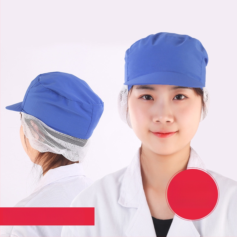 Puuvillane võrgmüts, lame tipp, lühike visir, koloriitmuster