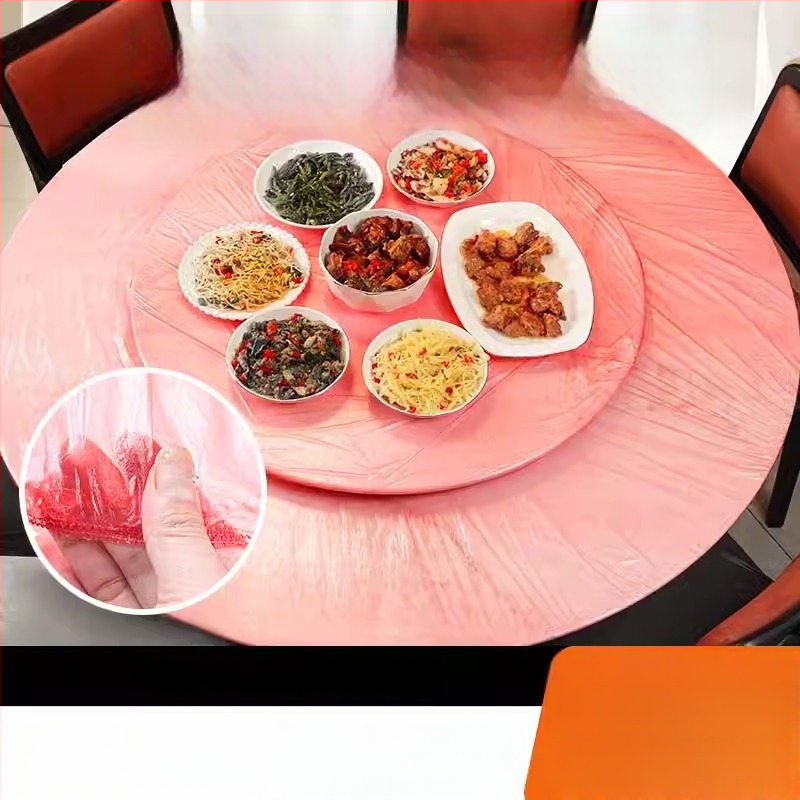 Ühekordne PE laua kate, Ühtlase mustriga, Paksus 1, Zhejiang päritolu