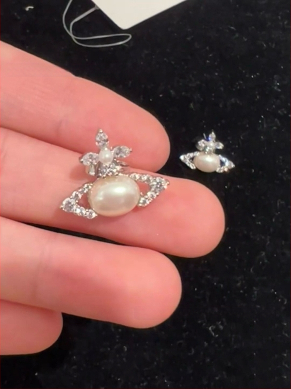 Kõrvarõngad südamekujuline lipsukujundusega, sulam, elektroplaaditud, kerge luksusstiil