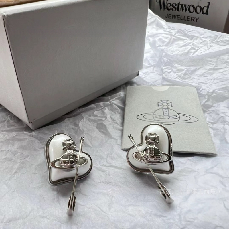 Kõrvarõngad südamekujuline lipsukujundusega, sulam, elektroplaaditud, kerge luksusstiil