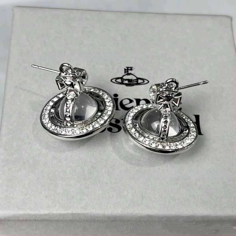 Kõrvarõngad südamekujuline lipsukujundusega, sulam, elektroplaaditud, kerge luksusstiil