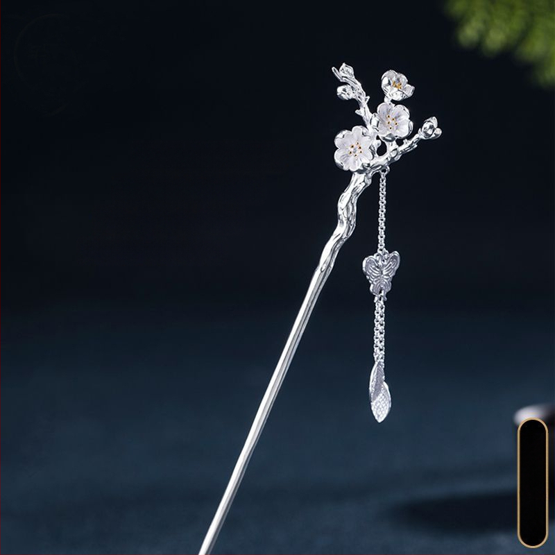 Vase juukseklips liblika sagulitega, rahvusliku stiiliga, geomeetriline kujundus, elektroplaaditud, eraldi pakendis