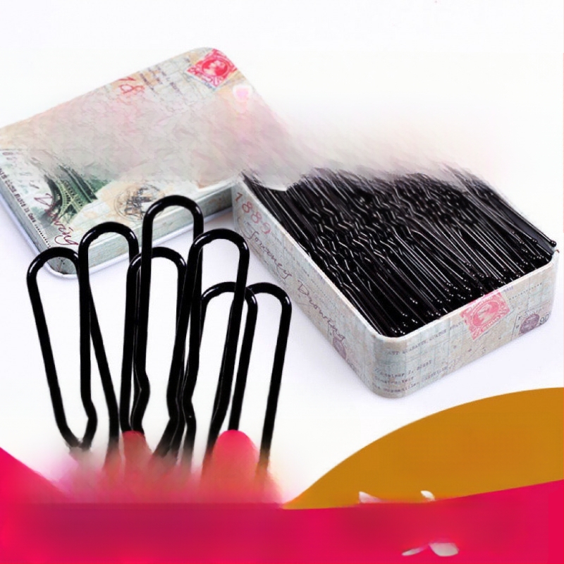 U-kujuline juukseklips, metallist juuksekleep, nähtamatu fikseerimispin lastele