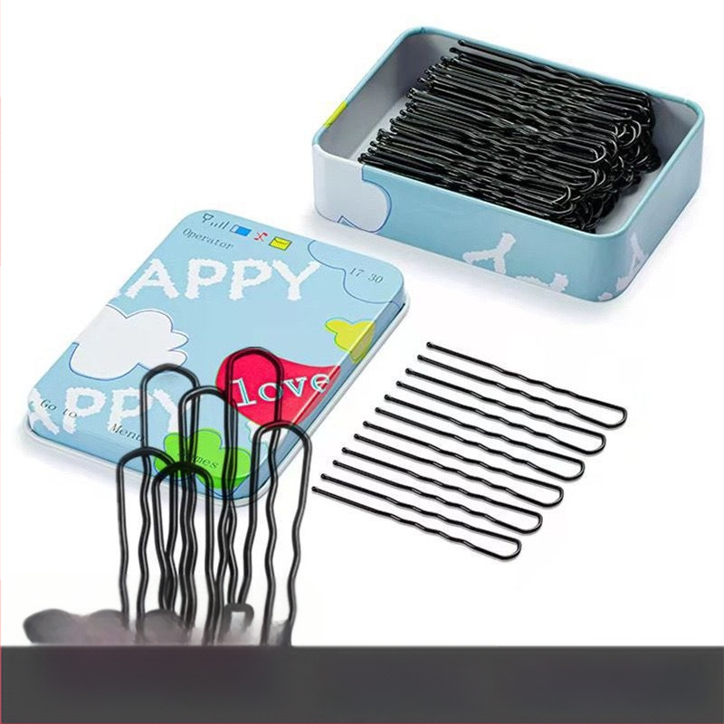 U-kujuline juukseklips, metallist juuksekleep, nähtamatu fikseerimispin lastele