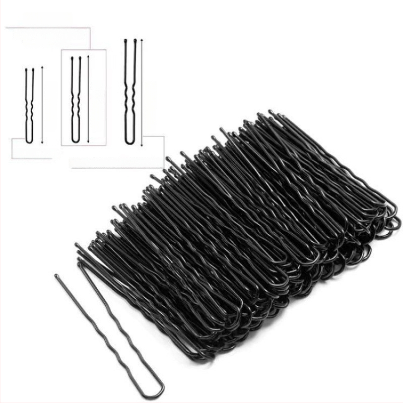 U-kujuline juukseklips, metallist juuksekleep, nähtamatu fikseerimispin lastele