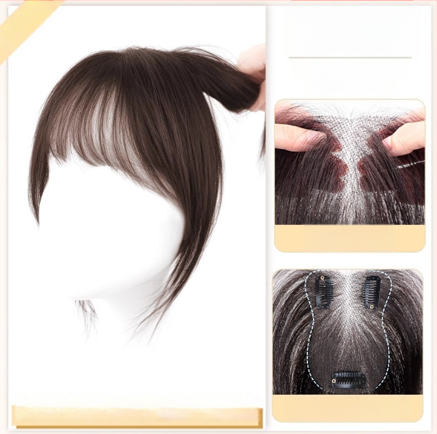 Topper juuksed inimeste juustest, mudel F520, kinnitamise mehhanism, sirged juuksed, sobib värvimiseks ja permimiseks