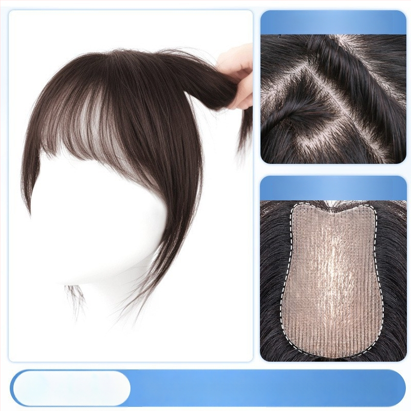 Topper juuksed inimeste juustest, mudel F520, kinnitamise mehhanism, sirged juuksed, sobib värvimiseks ja permimiseks