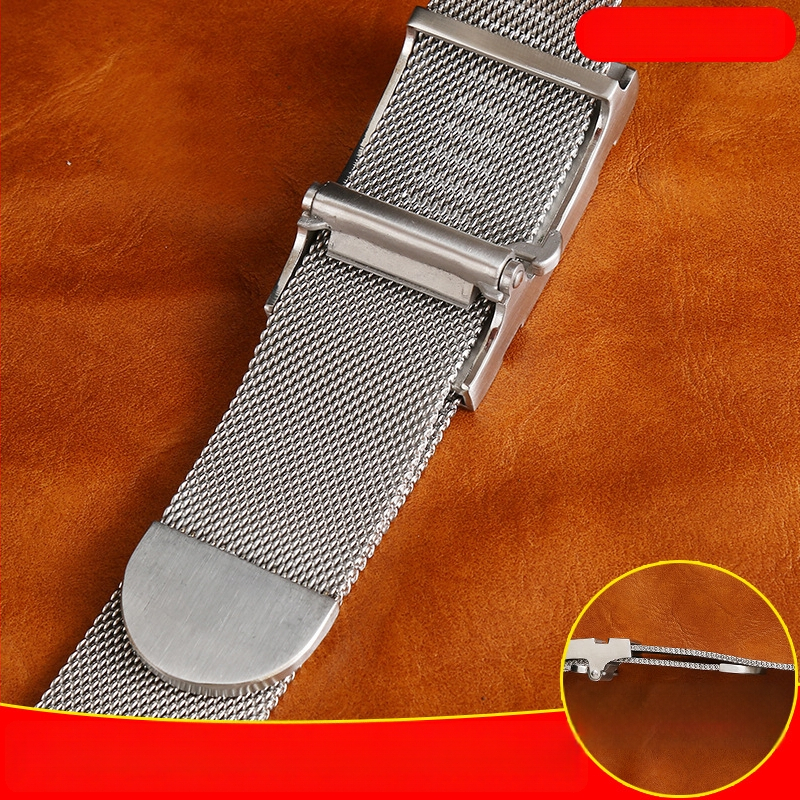 Meeste vöönsulg 304 roostevabast terasest, automaatne klõps, täismetallist disain, harjatud viimistlus, tänav stiil (Materjal: Metall; Klõps: Automaatne; Viimistlus: Harjatud; Stiil: Tänav/Isiksus/Unisex)