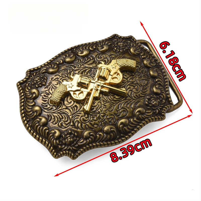 Punk metallist vöökinnitus, ristkülikukujulise plaadiga, looma mustriga