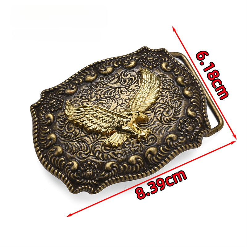 Punk metallist vöökinnitus, ristkülikukujulise plaadiga, looma mustriga