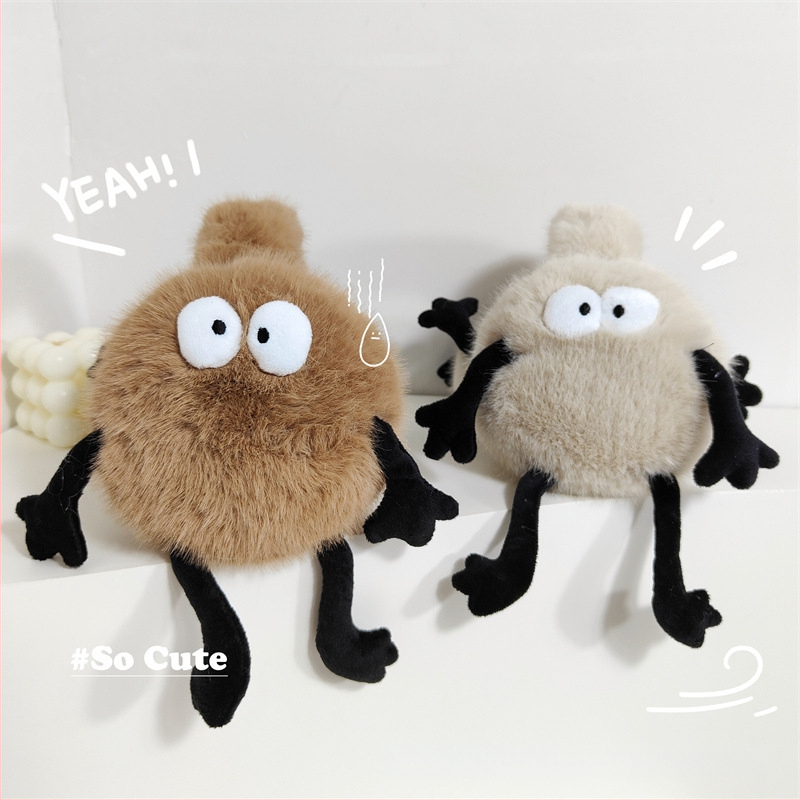 Plūšas ausu aizsargi – saliekams dizains, karikatūras raksts, ziemas lietošanai