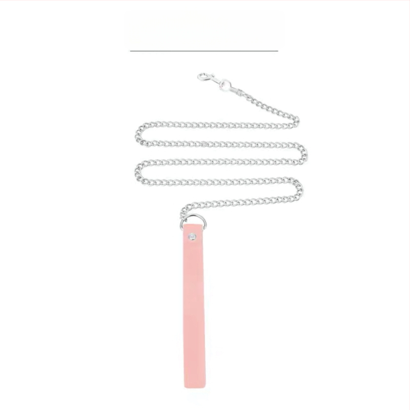 Mingrui mākslīgās ādas chokers, Net Red Wind stils, regulāra ķēde, piekariņš no sakausējuma