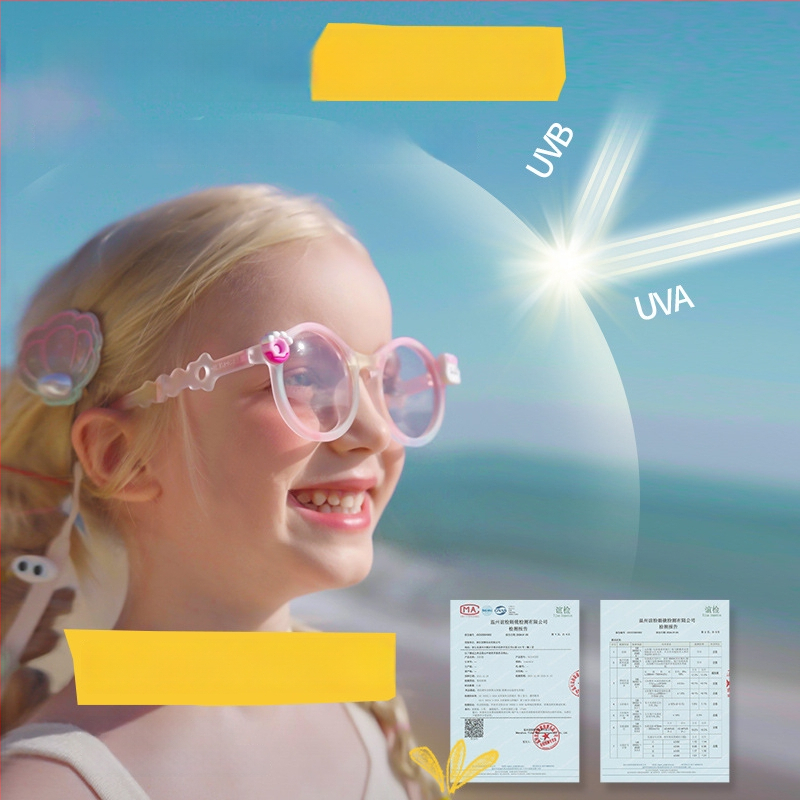 Bērnu saulesbrilles Lemonkid polarizētas UV400 ar riņķveida rāmi TAC lēcas